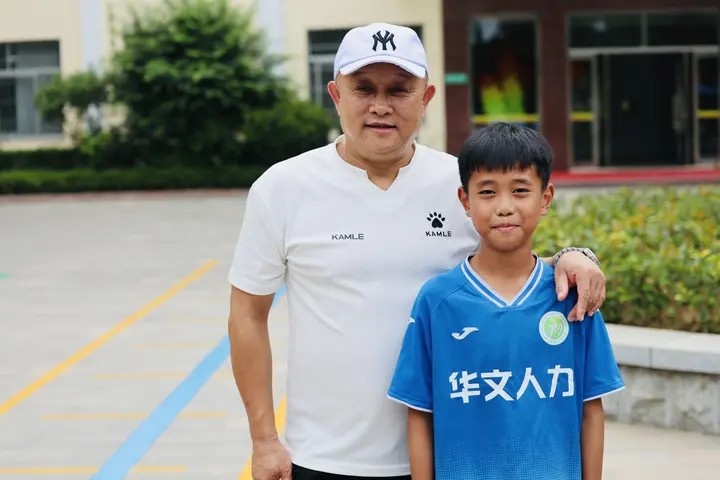 記者：泰安9歲足球小將錢俊澤被魯能泰山足校選中，綜合評分L5