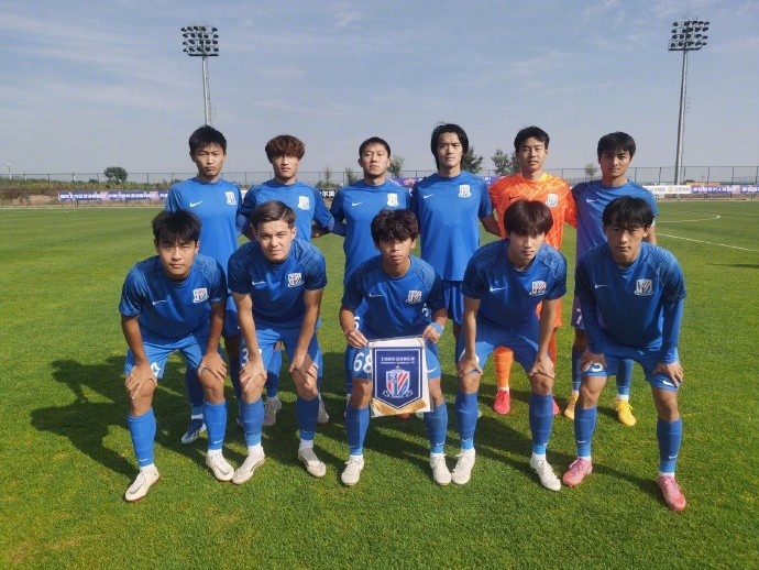 青少年精英聯賽（U21組）晉級賽第6輪，上海申花6-1戰(zhàn)勝昆明城星