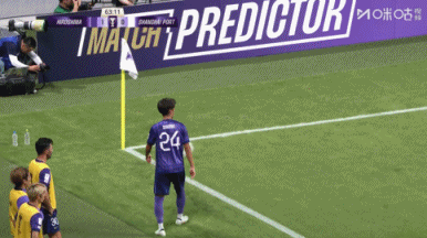 差點0-2！加藤陸次樹近在咫尺的射門中橫梁，海港逃過一劫